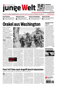 Junge Welt Zeitung 6. Dezember 2021