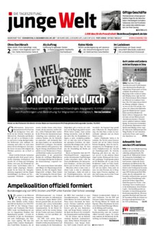 Junge Welt Zeitung 9. Dezember 2021