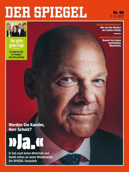 Cover Spiegel-Zeitschrift 40 2021