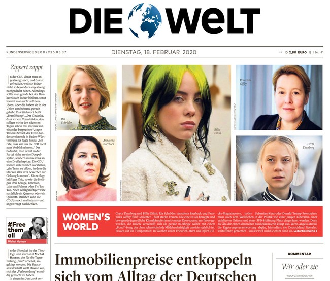 Die Welt Zeitung 18. Februar 2020