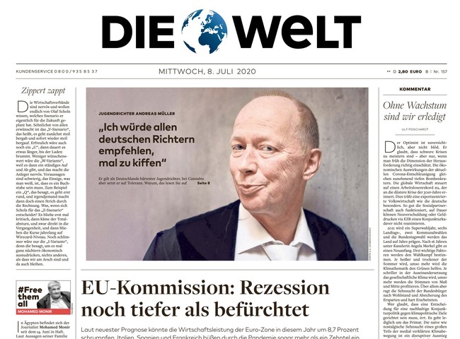 Die Welt Zeitung 8. Juli 2020