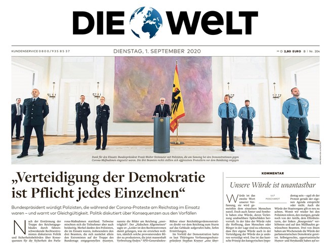 Die Welt Zeitung 1. September 2020