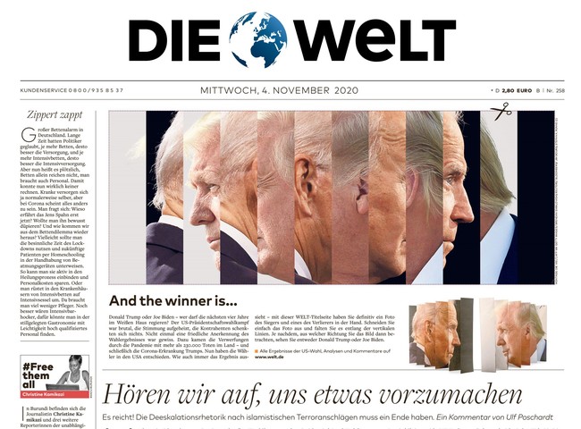 Die Welt Zeitung 4. November 2020