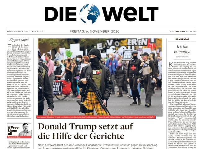Die Welt Zeitung 6. November 2020