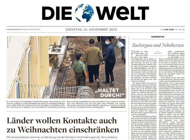 Die Welt Zeitung 24. November 2020