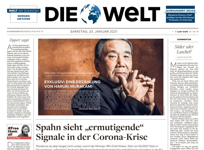 Die Welt Zeitung 23. Januar 2021