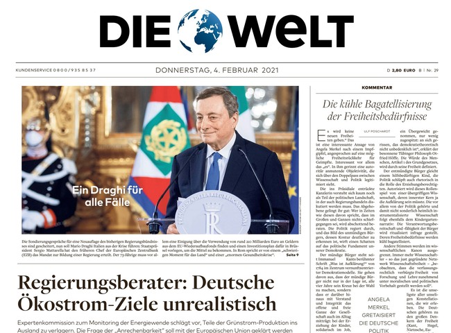 Die Welt Zeitung 4. Februar 2021