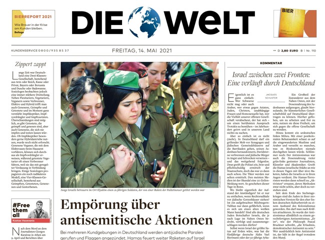 Die Welt Zeitung 14. Mai 2021
