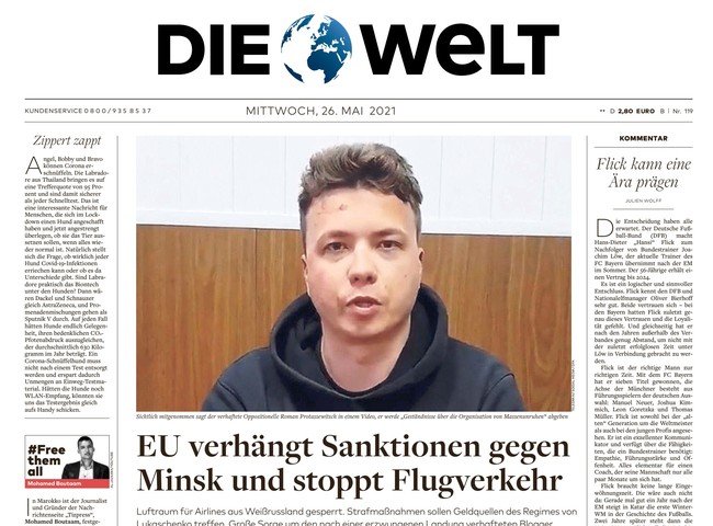 Die Welt Zeitung 26. Mai 2021