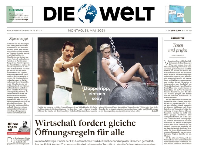 Die Welt Zeitung 31. Mai 2021