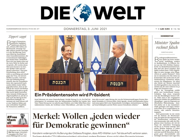 Die Welt Zeitung 3. Juni 2021
