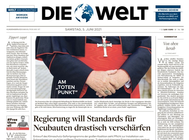 Die Welt Zeitung 5. Juni 2021