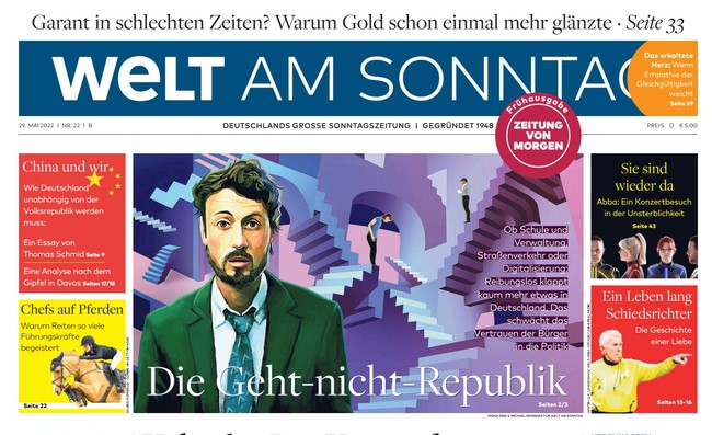 Welt am Sonntag Zeitung 28. Mai 2022