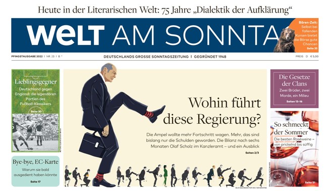 Welt am Sonntag Zeitung 5. Juni 2022